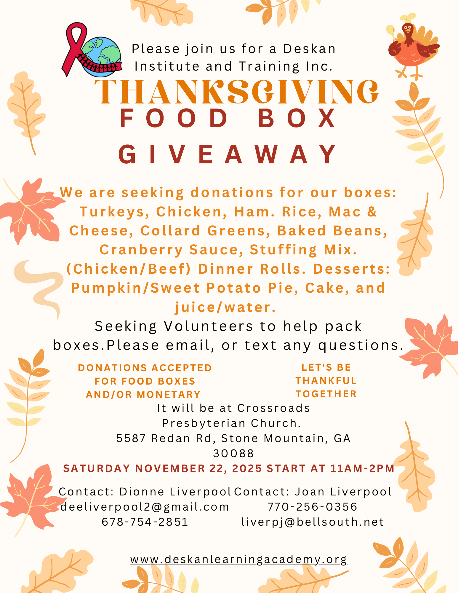 HAPPY THANKSGIVING to You and Your Family